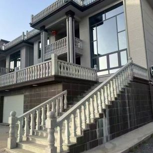 齐齐哈尔 芝麻白别墅阳台栏杆，楼梯栏杆