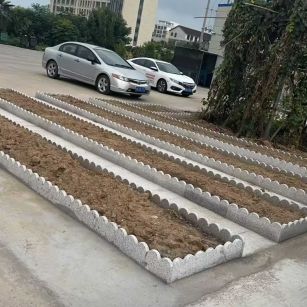 齐齐哈尔 花边石、花围石、花园石安装效果