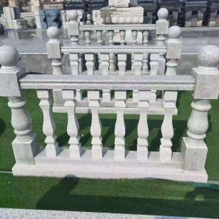 齐齐哈尔 别墅石材栏杆特写