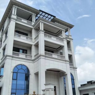 齐齐哈尔芝麻白别墅干挂效果展示