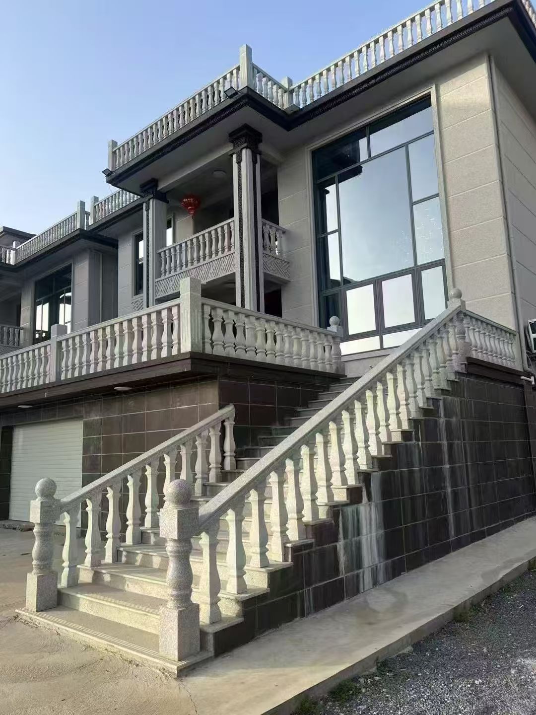 齐齐哈尔 芝麻白别墅阳台栏杆，楼梯栏杆