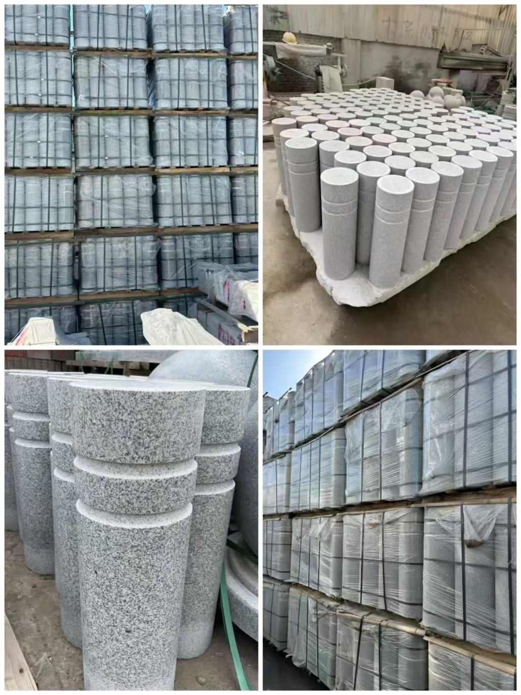 齐齐哈尔 芝麻白花岗岩挡车柱、隔离柱多少钱